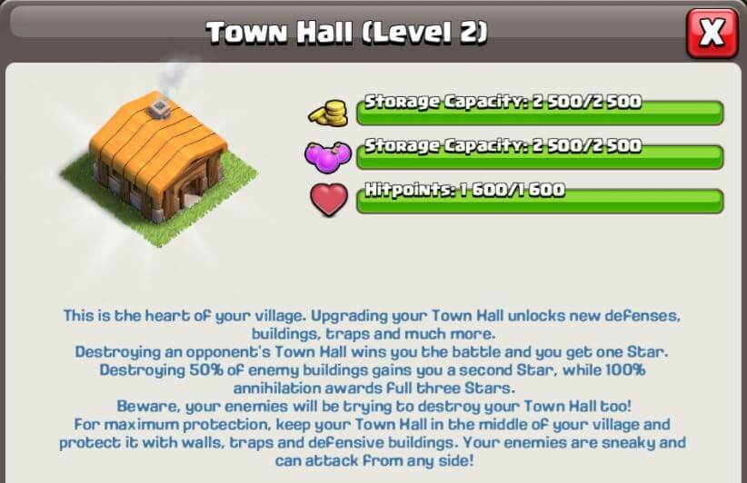 Town Hall 2 Upgrade