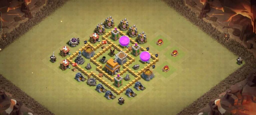 Clash Of Clans 5. Seviye Köy Düzeni