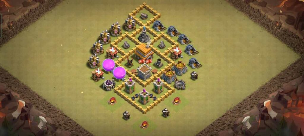 Clash Of Clans 5. Seviye Köy Düzeni