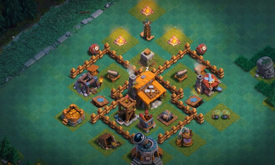 Builder Hall 3 Base best bh3 base