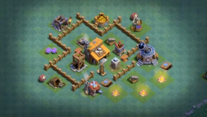 Builder Hall 3 Base best bh3 base