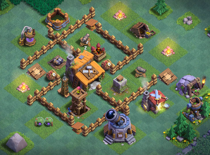 Builder Hall 3 Base best bh3 base