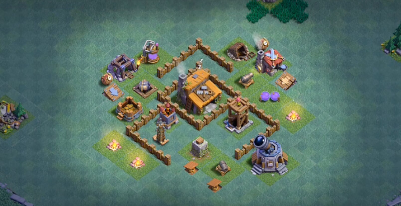 Builder Hall 3 Base best bh3 base