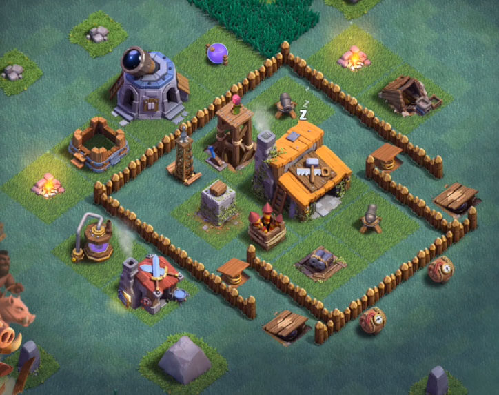 Builder Hall 3 Base best bh3 base