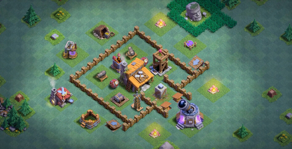 Builder Hall 3 Base best bh3 base