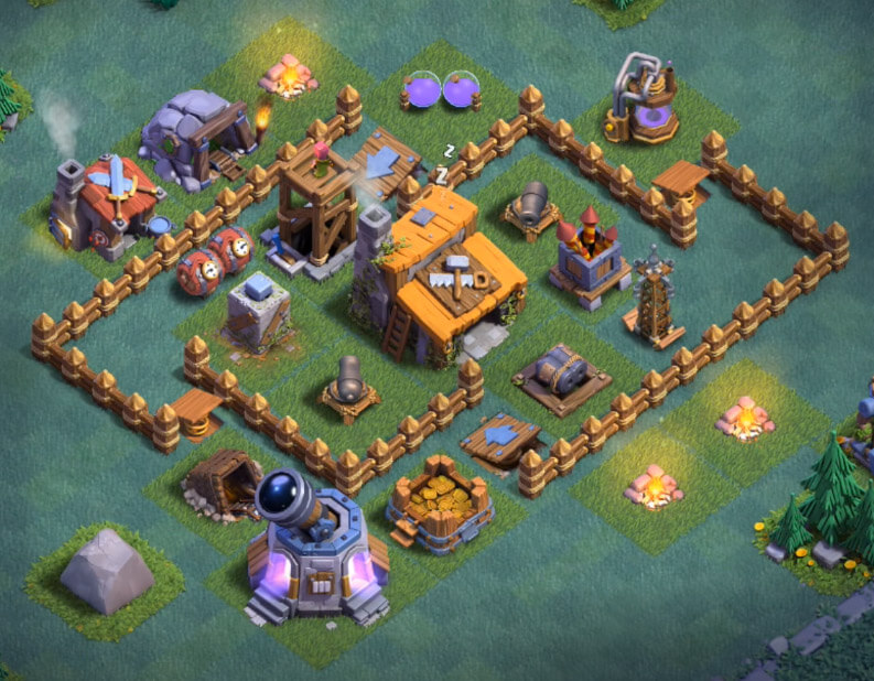 Builder Hall 3 Base best bh3 base