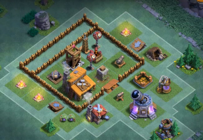 Builder Hall 3 Base best bh3 base