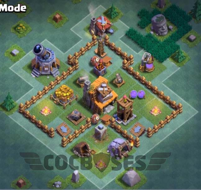 Builder Hall 3 Base best bh3 base