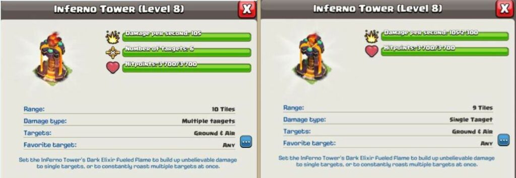 inferno tower is single-or-multiple