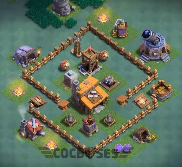 Builder Hall 3 Base best bh3 base