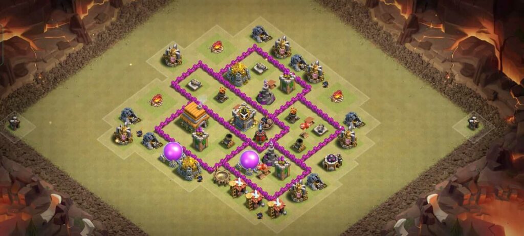 town hall 6 war base