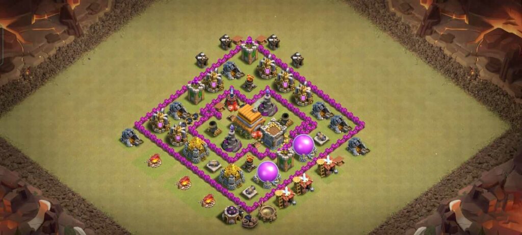 town hall 6 war base