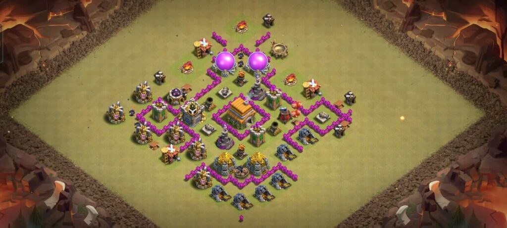 town hall 6 war base