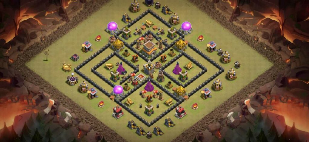 best level 8 town hall war base