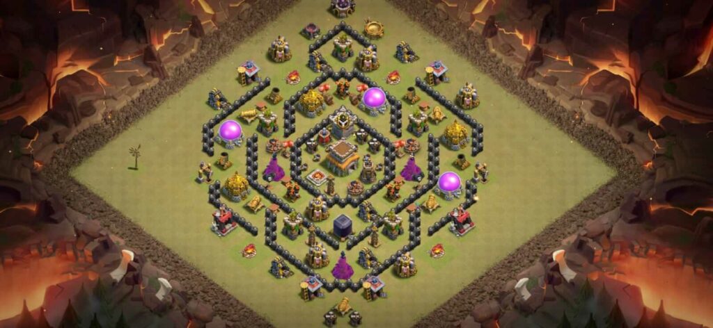 clash of clans 8 base