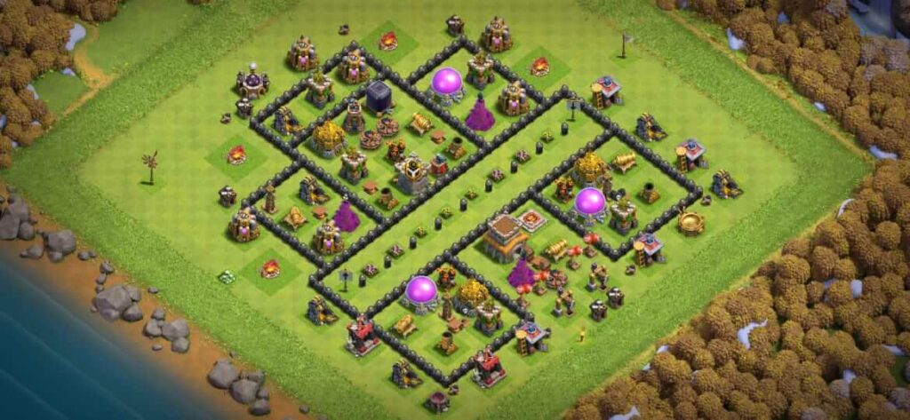 clash of clans layouts th8