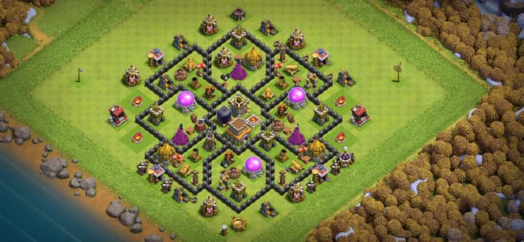 clash of clans th8 best farming base