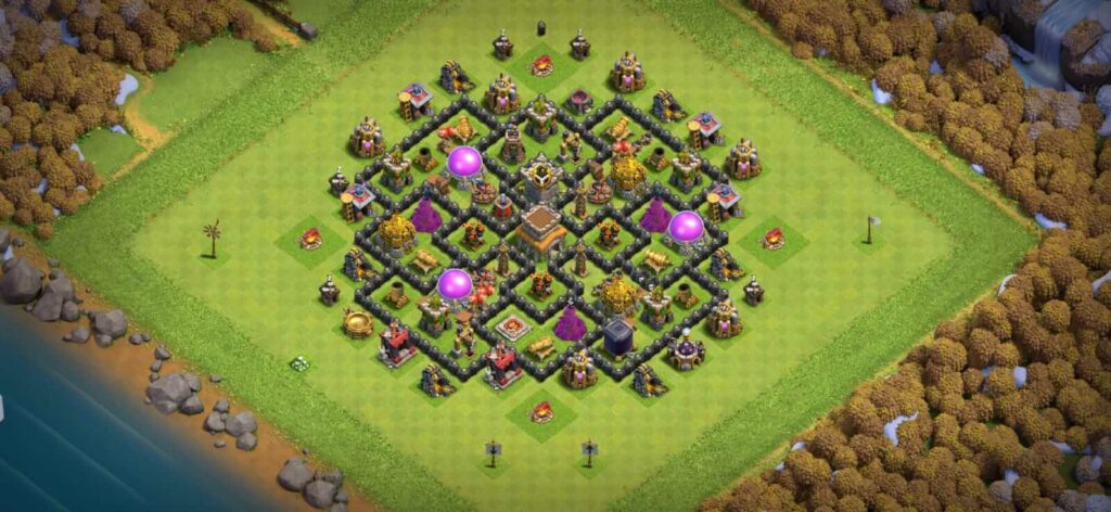 clash of clans town hall 8 base