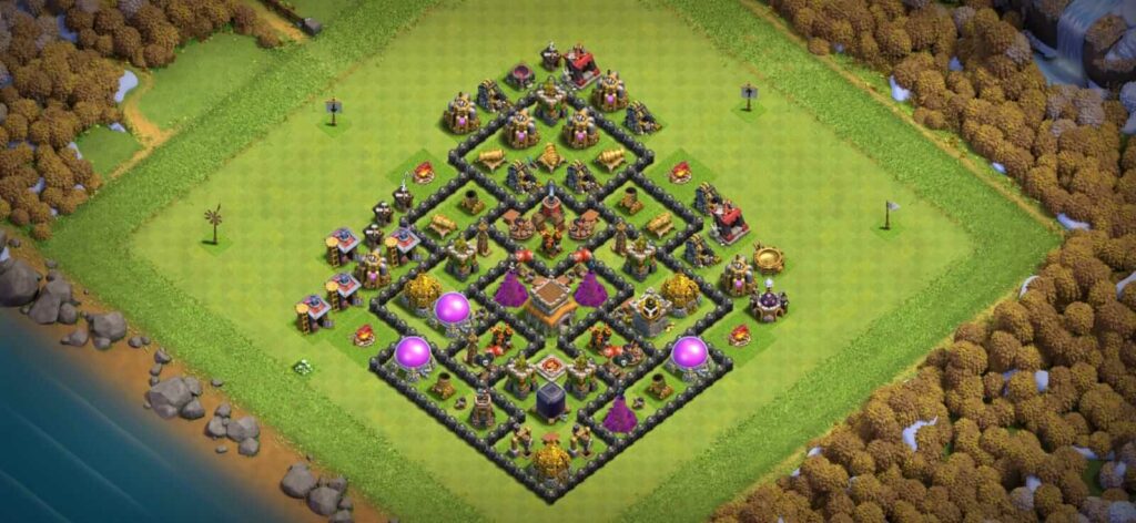 coc town hall 8 best base
