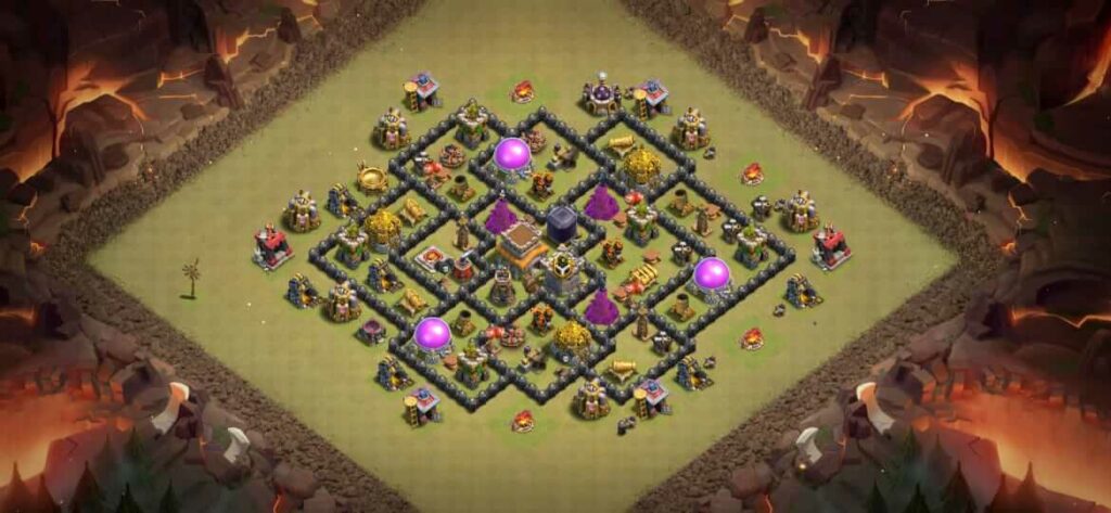 good war base for town hall 8