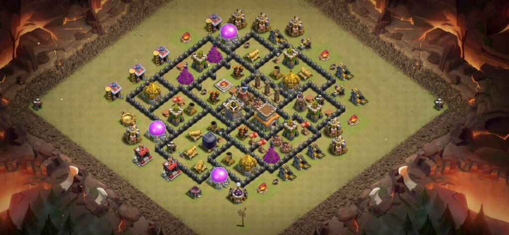 th8 anti air war base