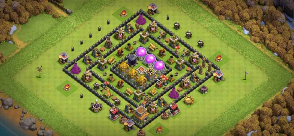 town hall 8 farming base