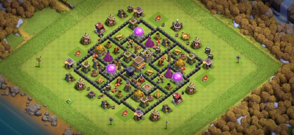 undefeated town hall 8 base