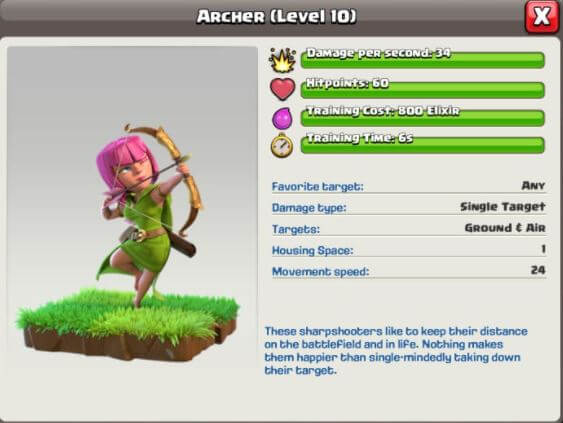 archer coc