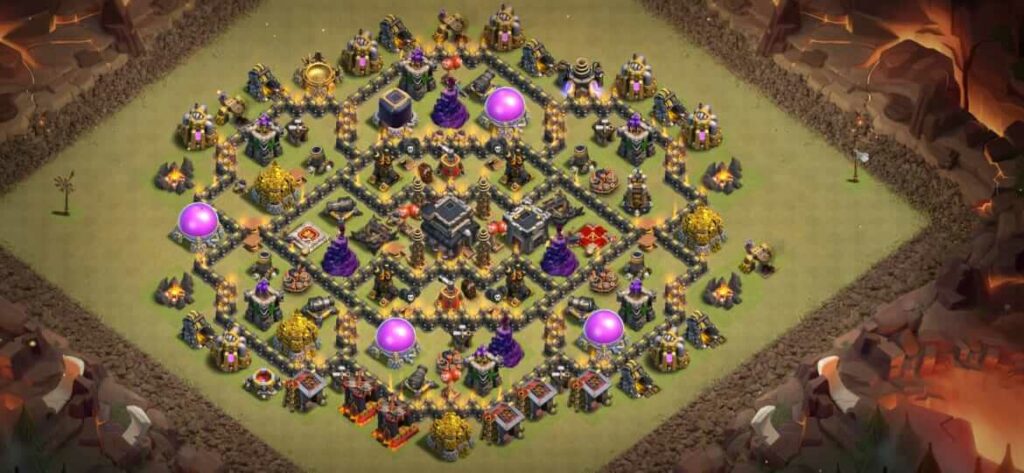 anti valkyrie base for town hall 9 base