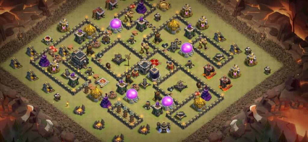 top level 9 layout for war