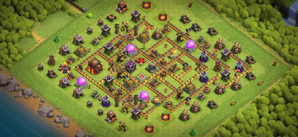 TH10 farming base designs