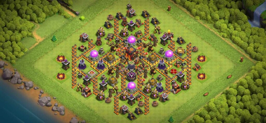 best th10 defense base designs