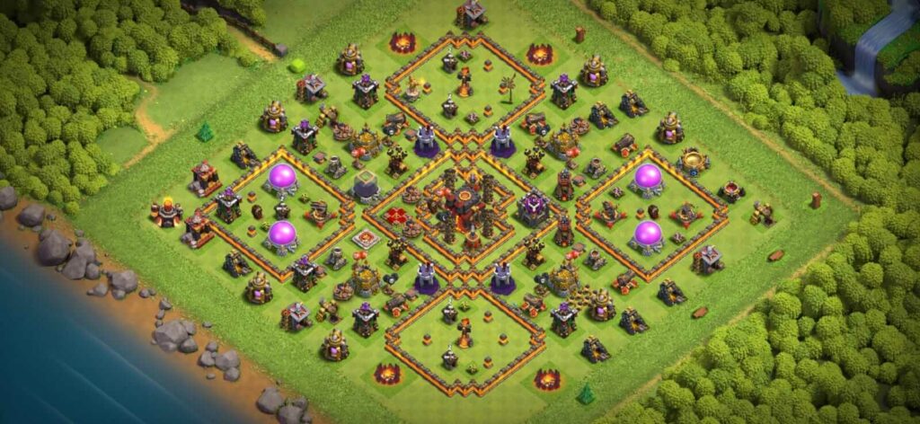 best th10 defense base designs