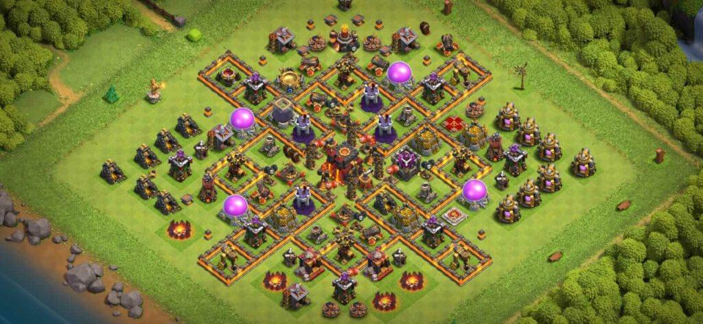 best th10 defense base designs