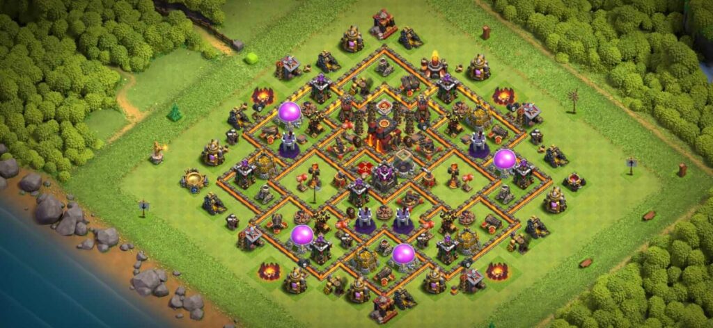 TH10 farming base designs