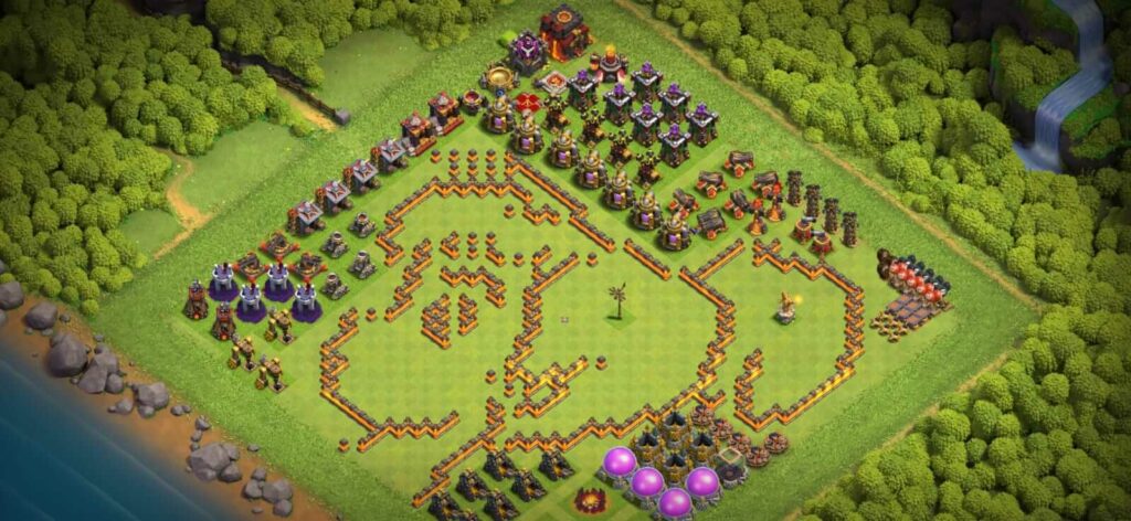 50+ Best TH10 Troll Base Designs With Links (2022) Clash of Clans Funny  Layouts - NewForestSafari