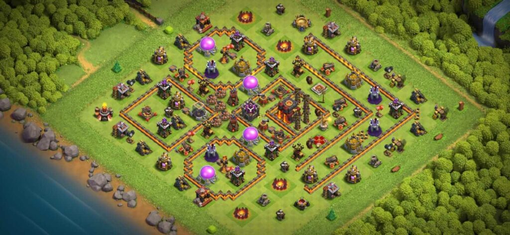 TH10 farming base designs