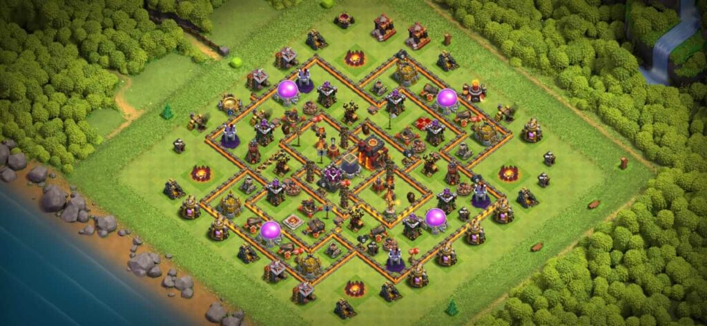 best th10 defense base designs