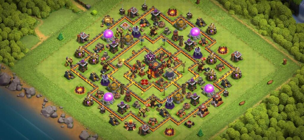 best th10 defense base designs