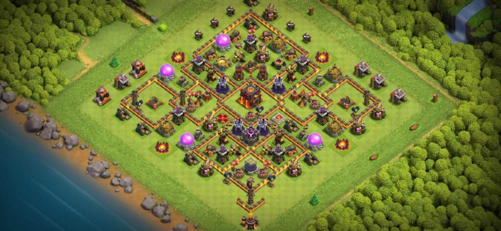 best th10 defense base designs