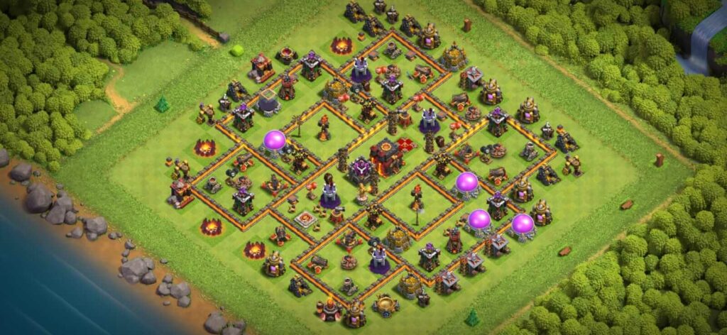 best th10 defense base designs