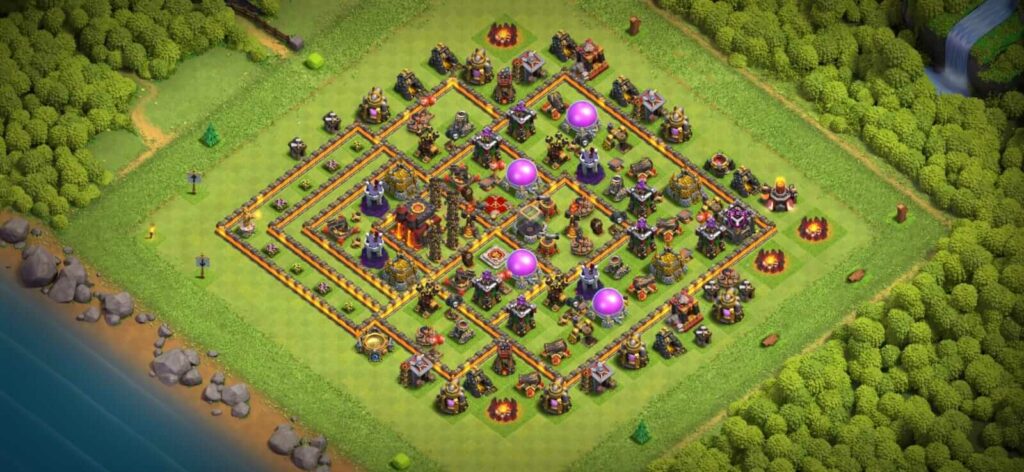 TH10 farming base designs