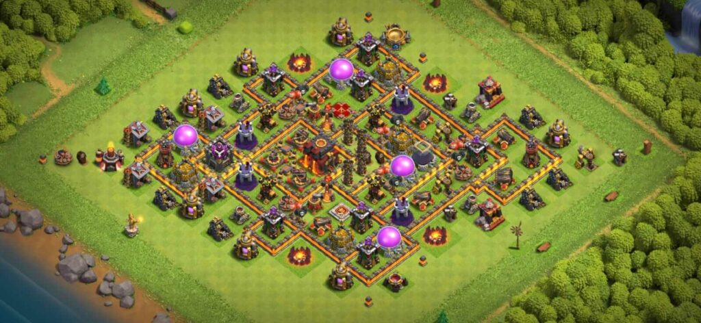 best th10 defense base designs