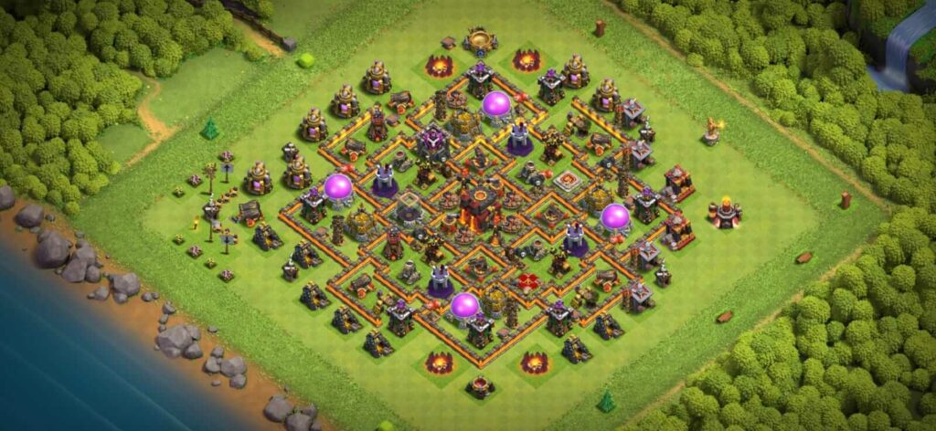 TH10 farming base designs