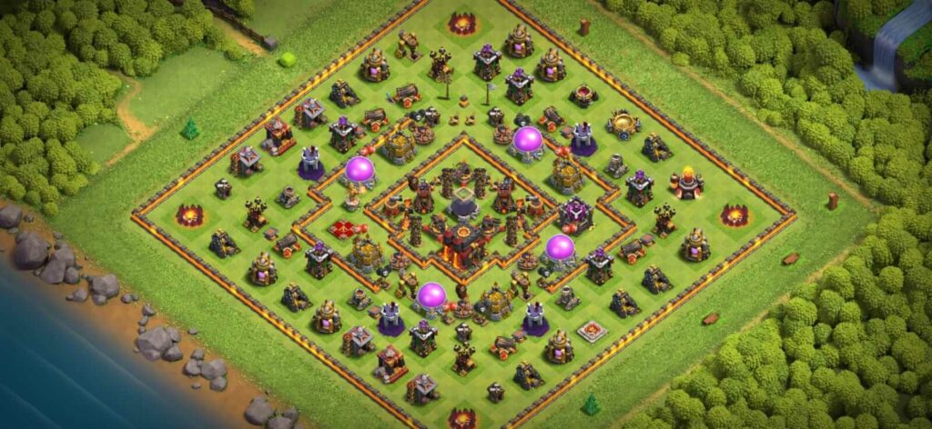 best th10 defense base designs