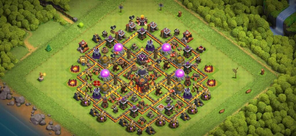 best th10 defense base designs