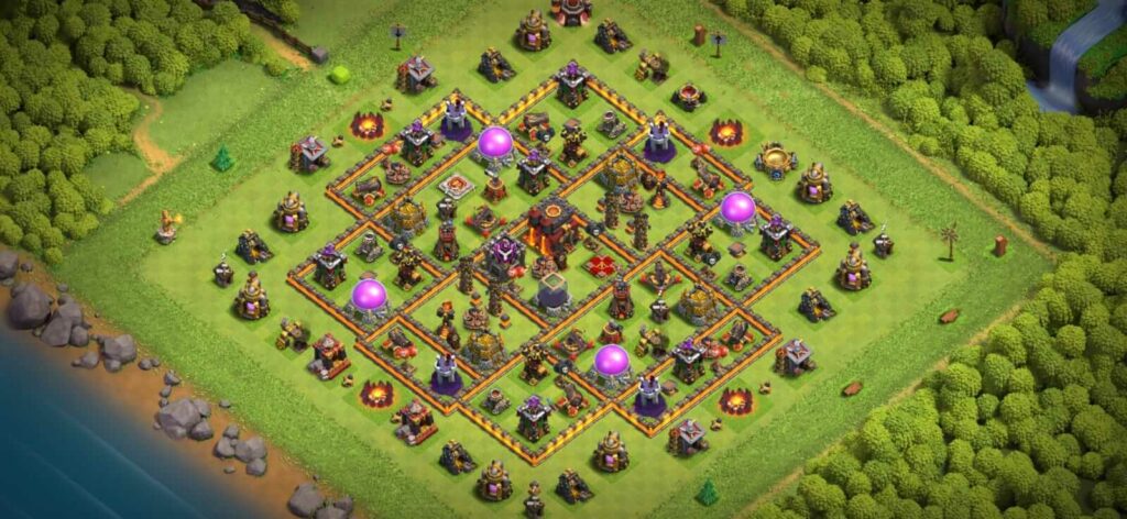 best th10 defense base designs