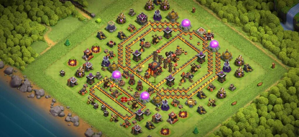 best th10 defense base designs