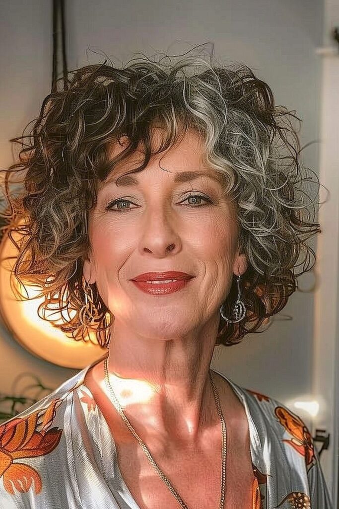 Curly Hairstyles For Women Over 50 100