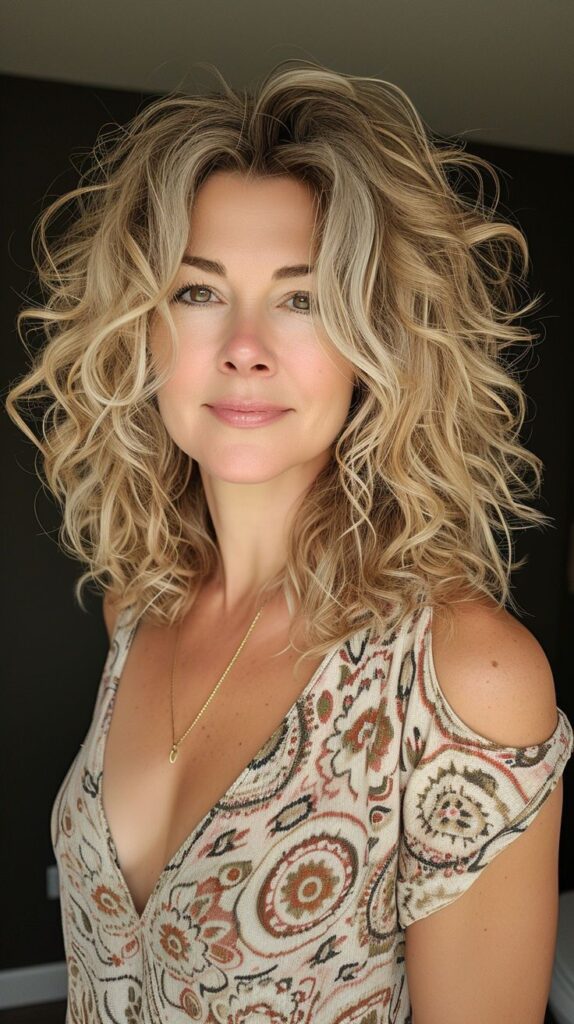 Curly Hairstyles For Women Over 50 14